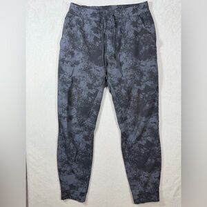 Lululemon Athletica Size Large Charcoal and Black Galaxy Splatter Joggers